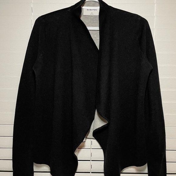 𝅺aritzia Babaton Wool Linen Cardigan size XS - Picture 8 of 8